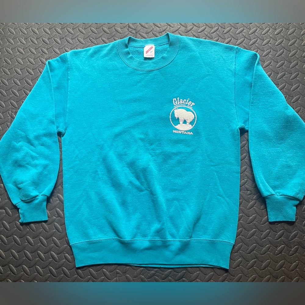 Vintage Jerzees Teal Crewneck Sweater